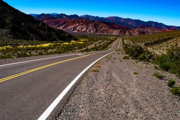 Vistas de la Ruta Nacional n° 68. Quebrada de las Conchas, Cafayate, Argentina