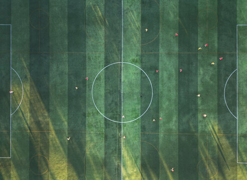 The stadium view from above