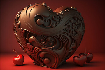 Heart chocolate 