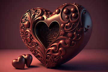 Heart chocolate 