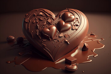 Heart chocolate 