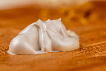 Abstract chaotic painting on canvas with gold paints