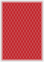 Playing card back side