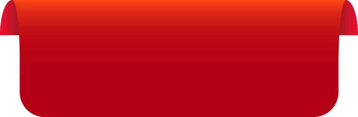 Red ribbon bookmark tag