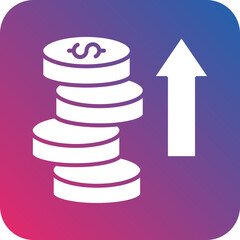 Vector Design Profits Icon Style