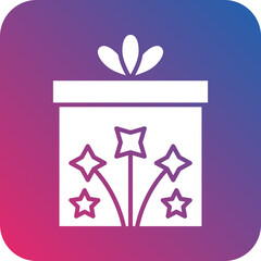 Vector Design New Year Gift Icon Style