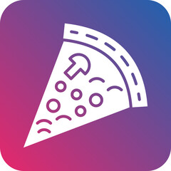 Vector Design Pizza Slice Icon Style
