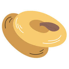 cymbals flat icon