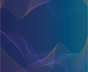 Obraz premium Blue Gradient Background Abstract Texture Illustration Vector Design