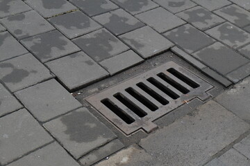 water flow holes for adobe floors