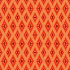 Retro Warm pattern in vintage style of the 60s and 70s 
