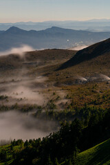 夜明け前の雲海　渋峠