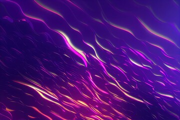 Fototapeta na wymiar abstract panoramic neon background. Bright purple violet pink lines glowing in ultraviolet light