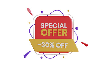 Special Offer 30% 3D Illustration