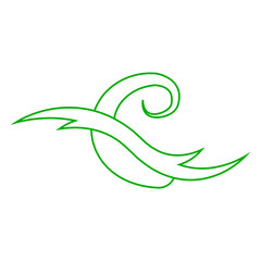 letter c icon illustration vector