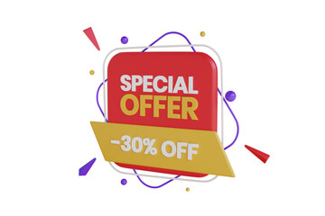 Special Offer 30% 3D Illustration
