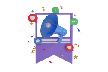 Marketing Tag 3D Illustration