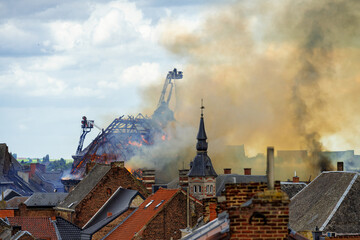 Building fire