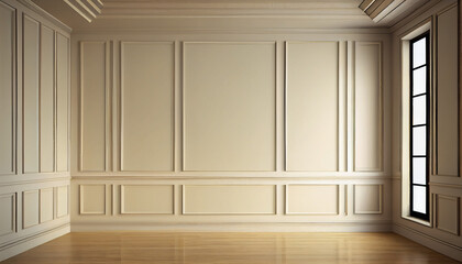 Obraz premium Empty room for exhibition or advertisement and background. Generative AI