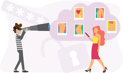 violation of intimate privacy by accessing photographs