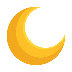 golden crescent moon - obrazy, fototapety, plakaty