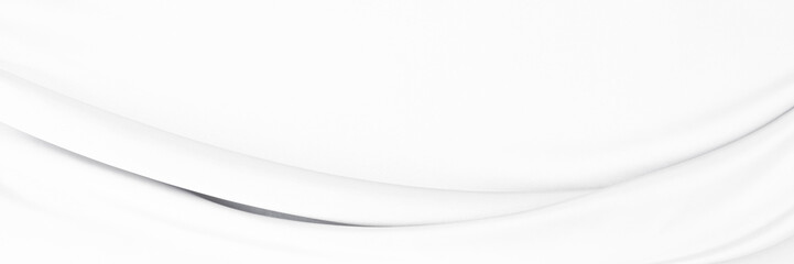 Obraz premium White gray satin texture that is white silver fabric silk panorama background with beautiful soft blur pattern natural.