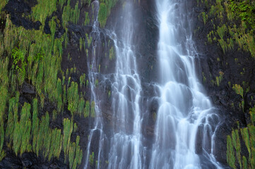 Fototapeta na wymiar Mountain waterfall