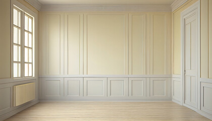 Obraz premium Empty room for exhibition or advertisement and background. Generative AI