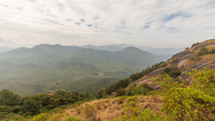Naklejka premium Eravikulam National Park at Munnar, Kerala, India