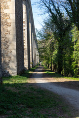 old bridge in the park