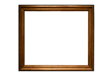 Blank wood frame image  frame dark brown  with no content in it add your own picture or graphic the...