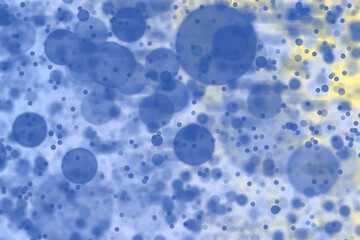 Abstract purple background with multicolored circles