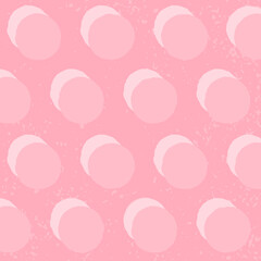 Grunge Pink Polka Dot Valentine's Day background. design vector