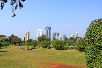 the Hanging Gardens of Mumbai, Maharashtra, India