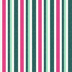 Striped geometric seamless pattern. Minimalism fashion design pink green vertical stripes, bright trendy print, tile. For home decor, fabric textile pattern, wrapping paper, modern