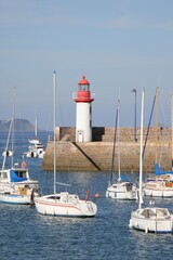 Seglerparadies Erguy in der Bretagne/Frankreich