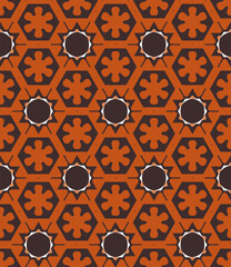 Abstract tileable geometric pattern. A seamless background, vintage texture.
- 569609061