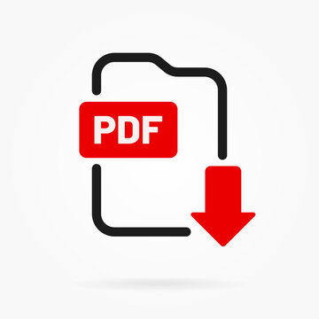 Download button icon. Upload icon. Down arrow bottom side symbol. Click here button. Save cloud icon push button for UI UX, website, mobile application. Download pdf file button