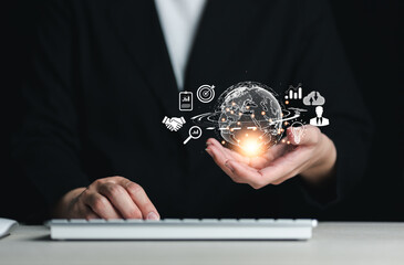 Global Internet Connectivity Technology and Digital Marketing, Finance and Banking, Digital Connectivity Technology, Big Data