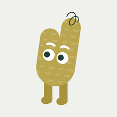 Cartoon character, abstract personage, mascot design, funny avatar, cute icon