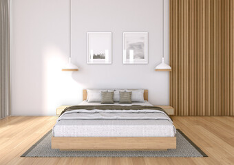 Interior image of a fully equipped bedroom