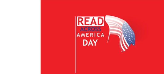 Read Across America Day concept. Template for background, banner, card, poster 