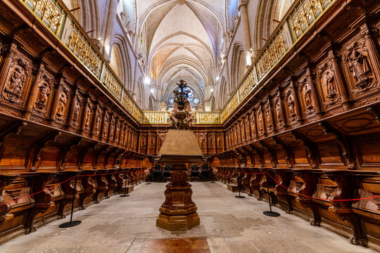 Interior of the Cathedral, Cuenca, UNESCO World Heritage Site, Castilla-La Mancha, Spain, Europe