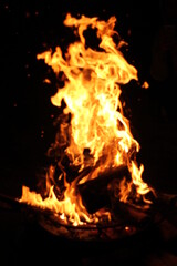 Fototapeta na wymiar chamas da fogueira 7