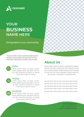Corporate Business flyer template vector design, business proposal, promotion, advertise, publication, cover page. new digital marketing flyer set. 