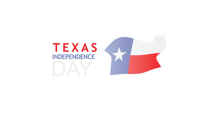 Texas Independence Day Background. Banner, Poster, Vector Illustration.