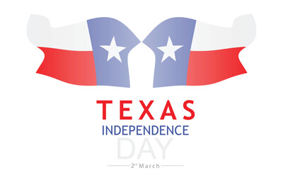 Texas Independence Day Background. Banner, Poster, Vector Illustration.