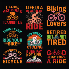 Bicycle T-shirt Design.