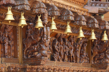 Fototapeta premium Tanjore famous decorated Chariot of the Big Temple 