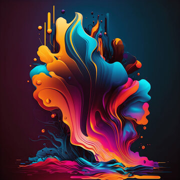 Illustration Of An Colorfull Abstract Background 